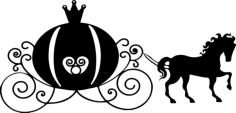 Cinderella 12 Craft Design Svg File, Free Vectors File